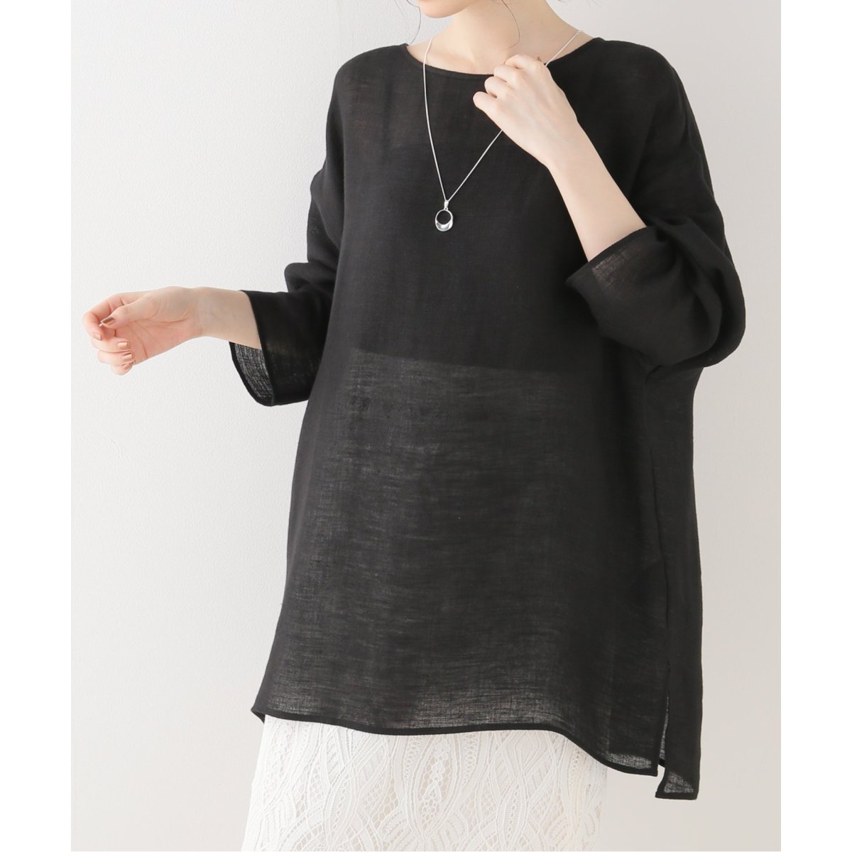 IENA - Linen Gauze Tブラウス　イエナ Linen Gauze Tブラウス | イエナ(IENA) | マルイウェブチャネル