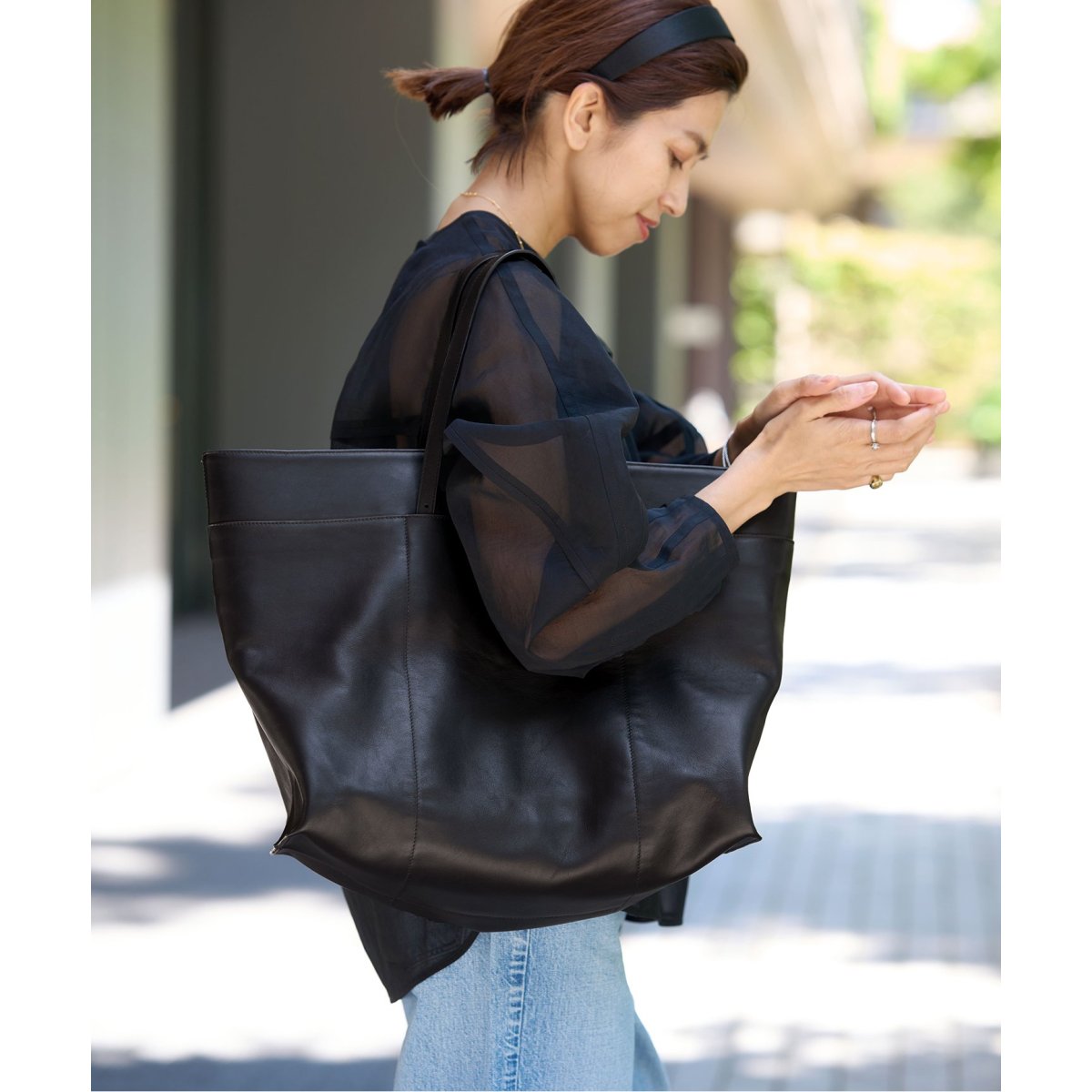 MARLOTA/マルロタ】TOTE BAG / レザートートバッグ | イエナ(IENA