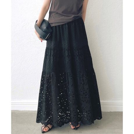 コットンレースティアードスカート | イエナ(IENA) | マルイウェブチャネル 
