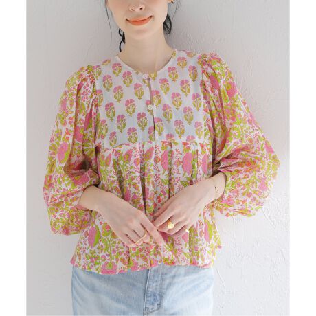SZ Blockprints/エスゼットブロックプリント】Eva Top | イエナ(IENA 