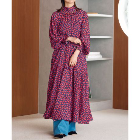 レトロフラワーティアードワンピース | イエナ(IENA) | マルイウェブ  