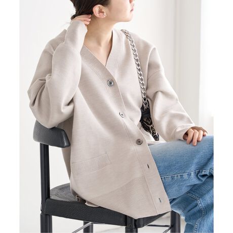 IÉNA グレー 手軽 カーディガン フリーサイズ 