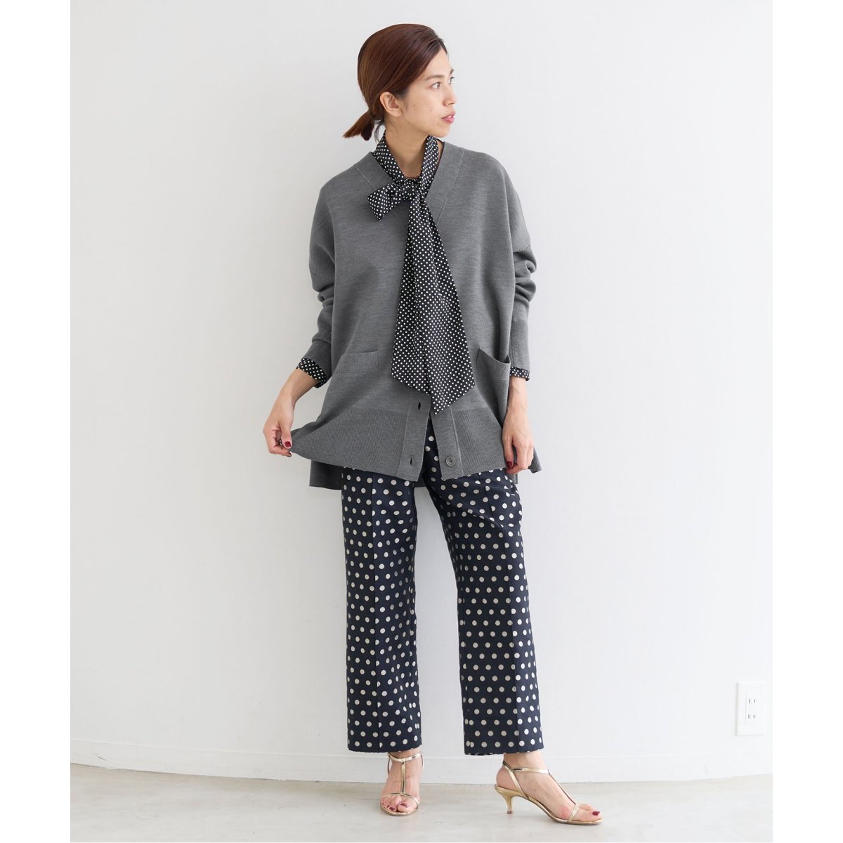 スーパーファインスムース ポンチョカーディガン | イエナ(IENA