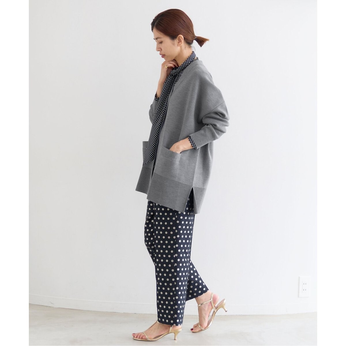 スーパーファインスムース ポンチョカーディガン | イエナ(IENA