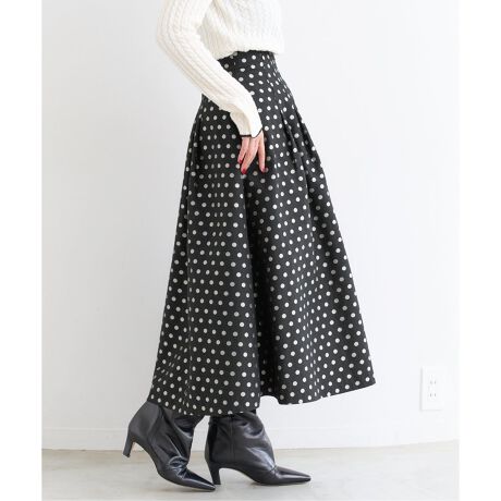 ドットジャガードタックスカート | イエナ(IENA) | マルイウェブチャネル 