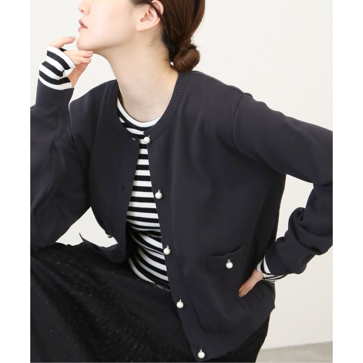 パールボタンカーディガン | イエナ(IENA) | マルイウェブチャネル