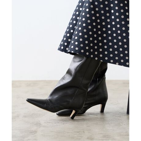 CORSO ROMA 9/コルソローマノーヴェ】POINTED LONG BOOTS / ロングブ 