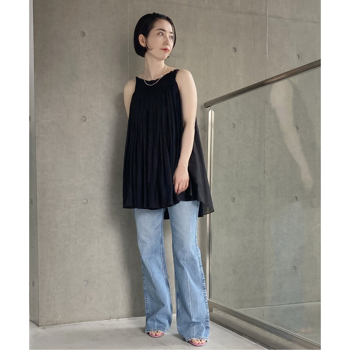 maison シルクコットンギャザーキャミ | イエナ(IENA) | マルイ