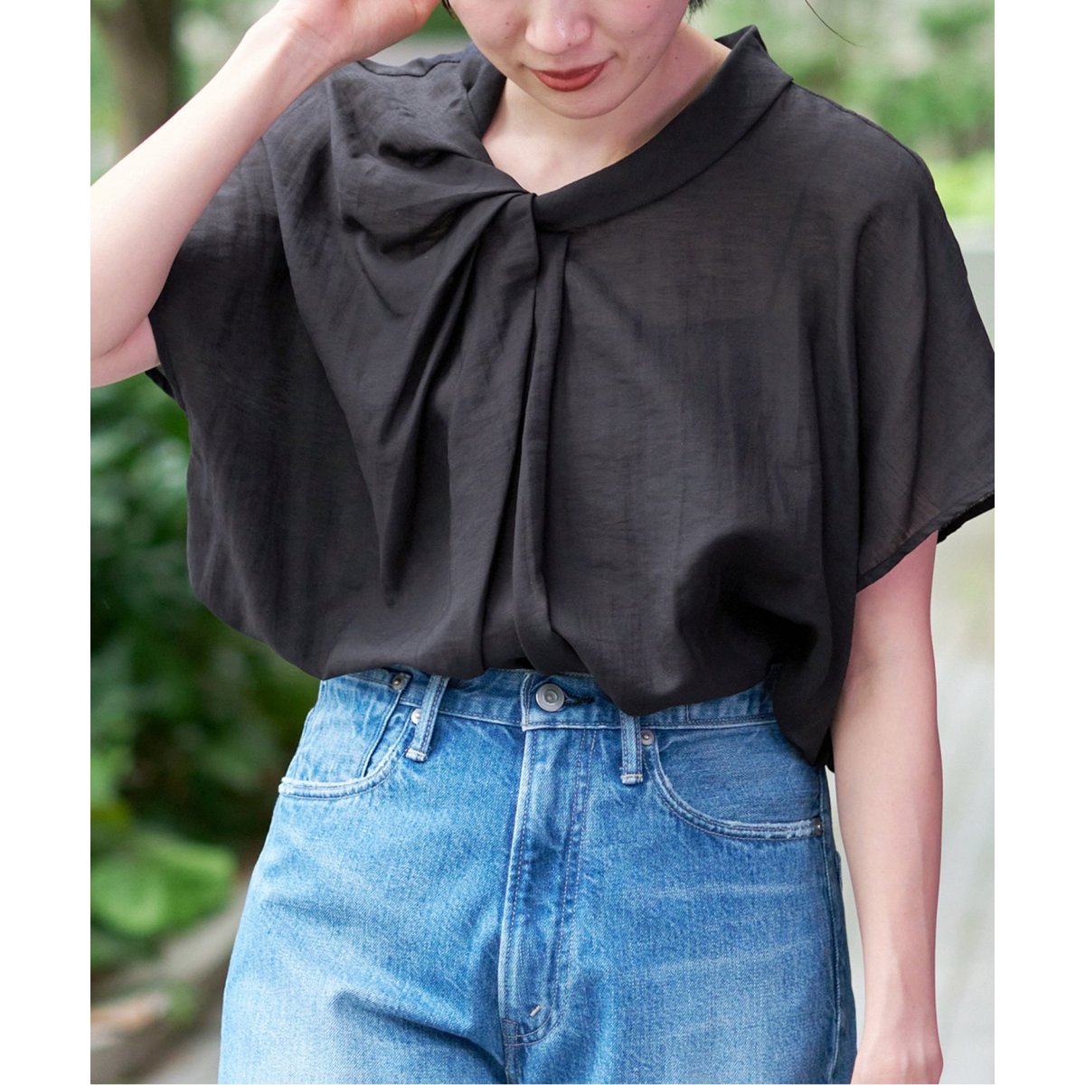 大きな取引 | ツイストタックブラウス イエナ(IENA) マルイウェブチャネル | シャツ/ブラウス(半袖/袖なし)