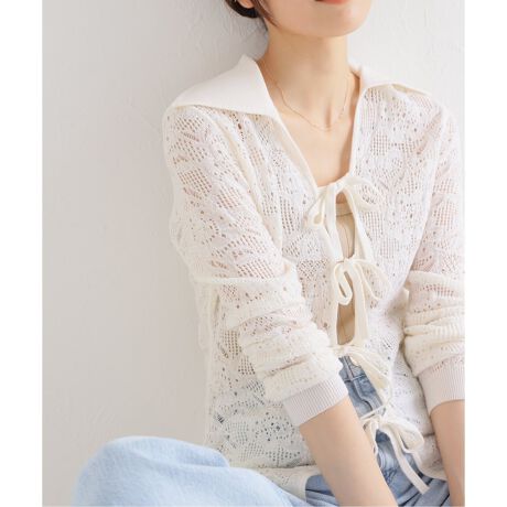 Sea New York/シー ニューヨーク】NELLE LACE L/S カーディガン  