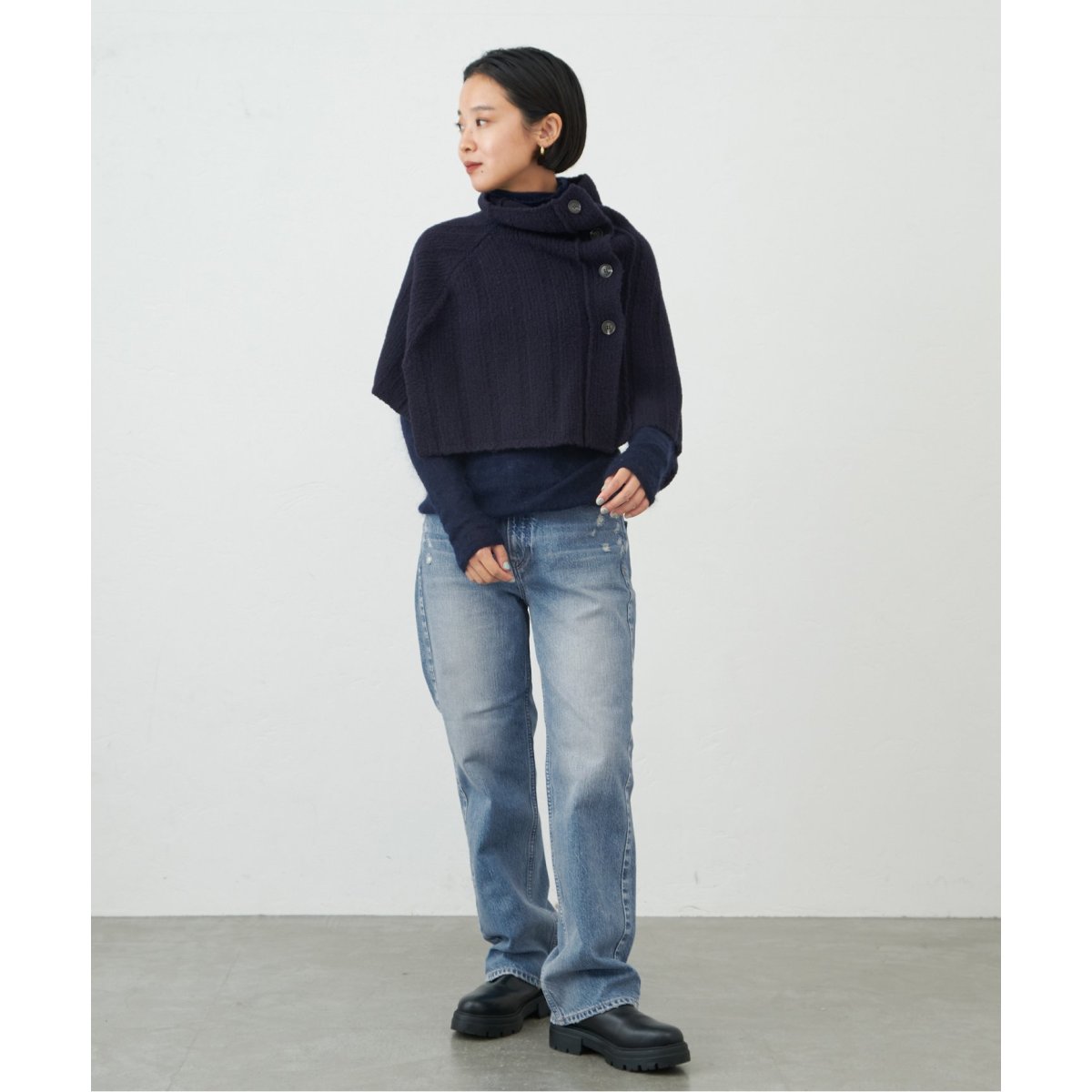 upper hights/アッパーハイツ】別注 THE HIM ワイドストレートデニム