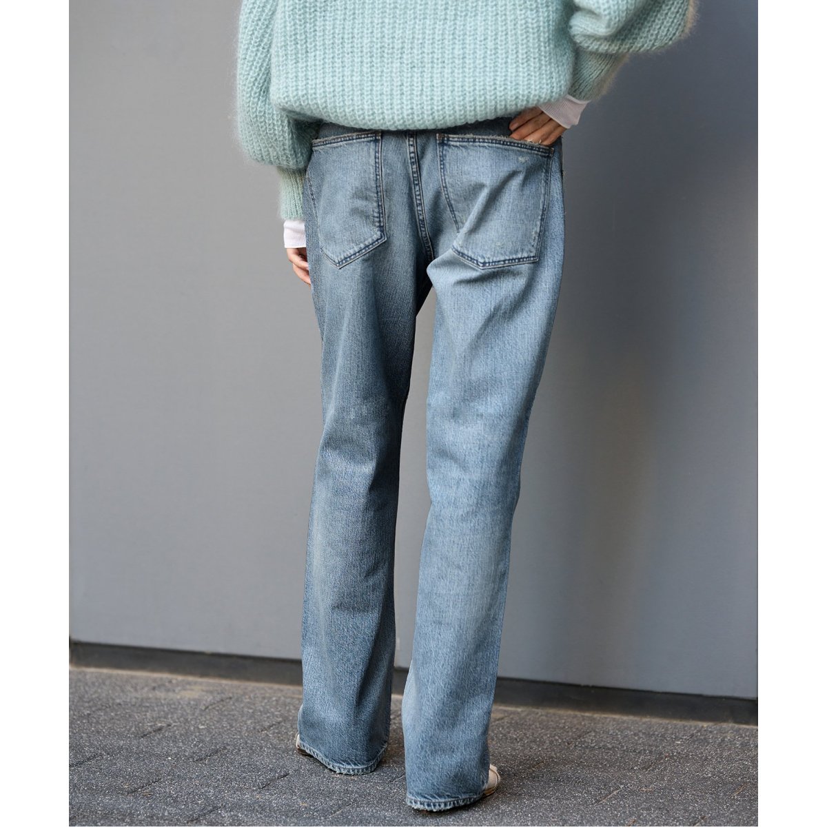 upper hights/アッパーハイツ】別注 THE HIM ワイドストレートデニム