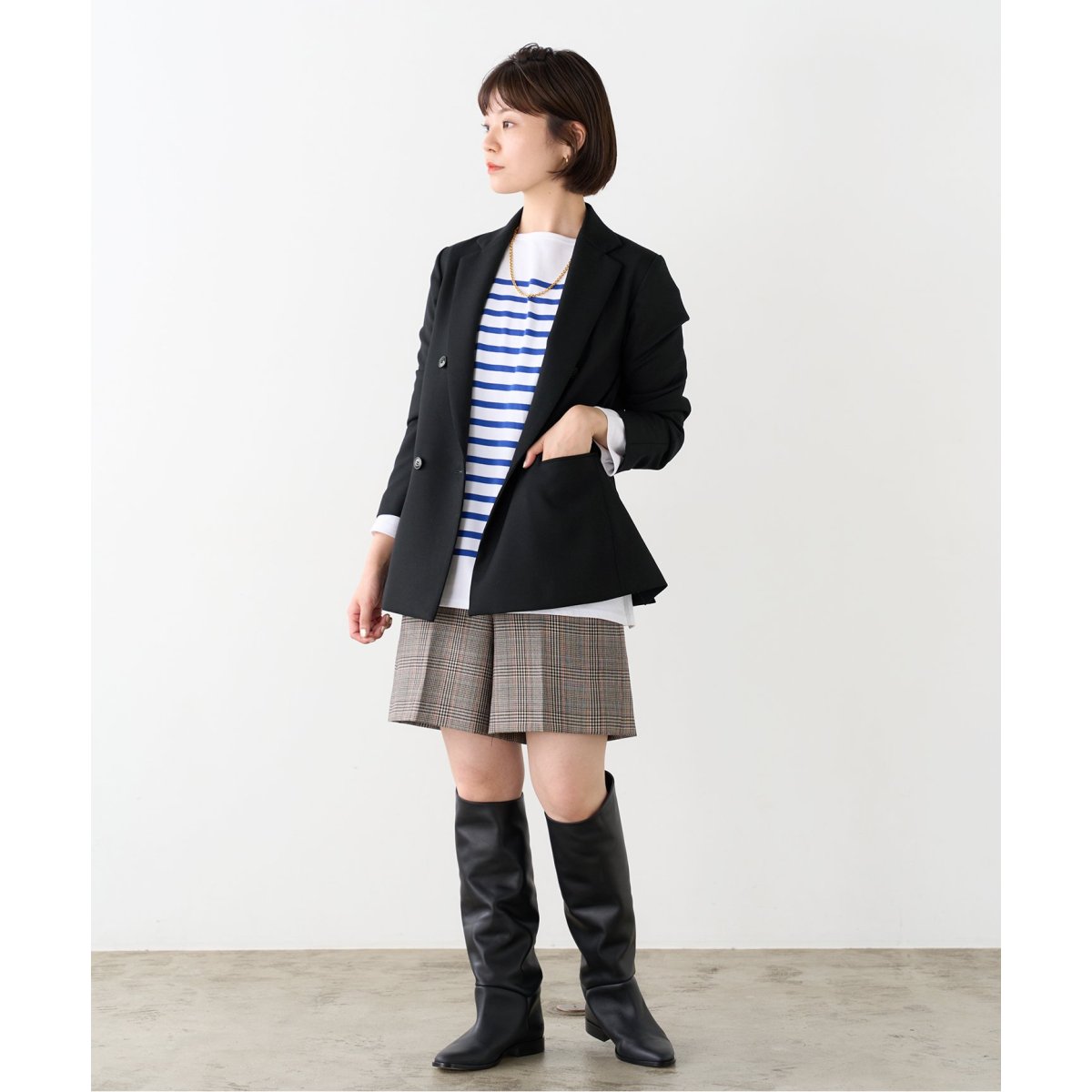 ウールサージ W前ジャケット | イエナ(IENA) | マルイウェブチャネル