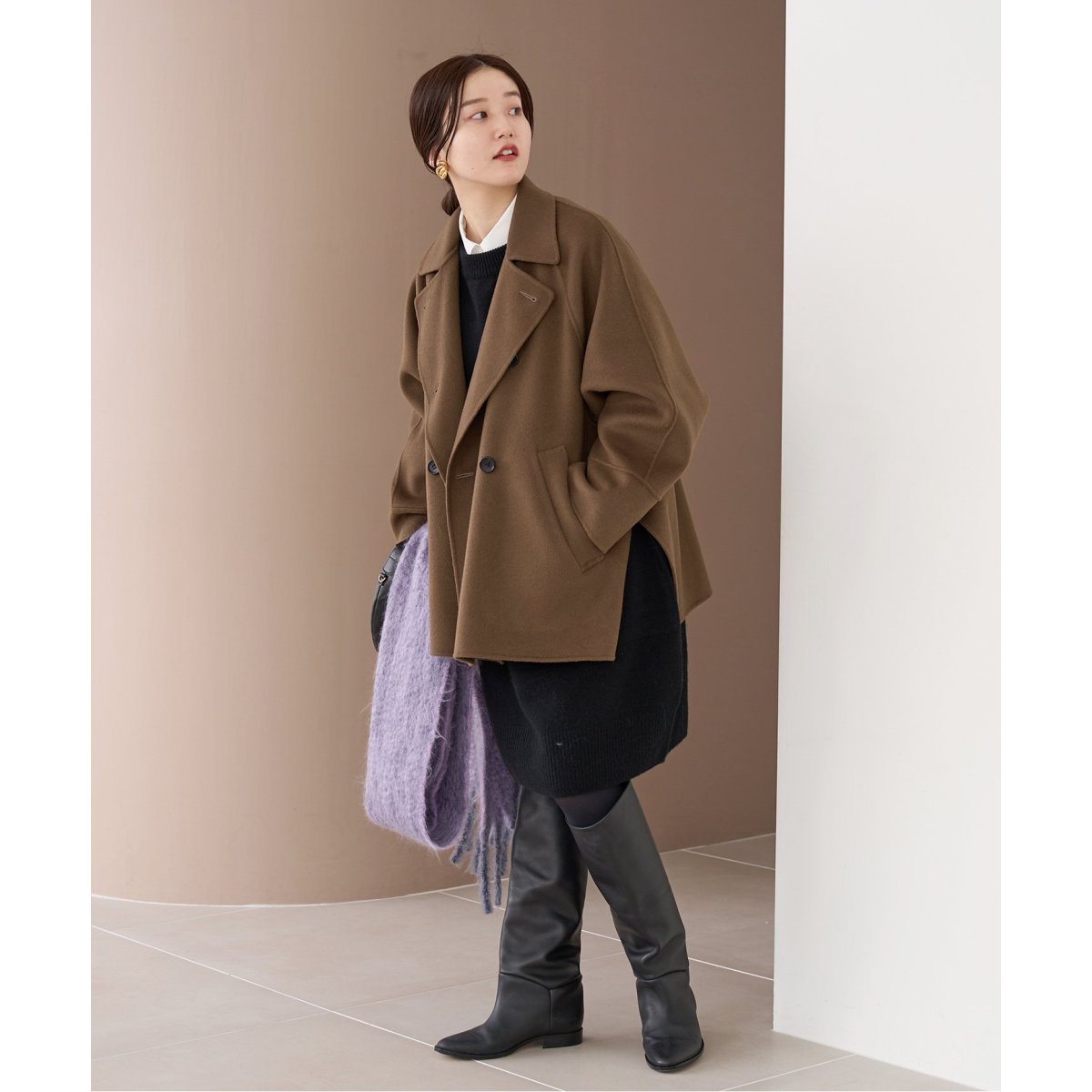 追加》スーパー160ダブルフェイス ショートコート | イエナ(IENA