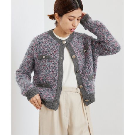 RITTO /リット】別注 ミックスニット カーディガン | イエナ(IENA  