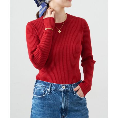 値下げ イエナ ウールシルクフリルプルオーバー ぶ厚い 