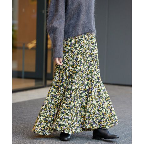 追加》フラワープリントエスカルゴスカート | イエナ(IENA) | マルイ  