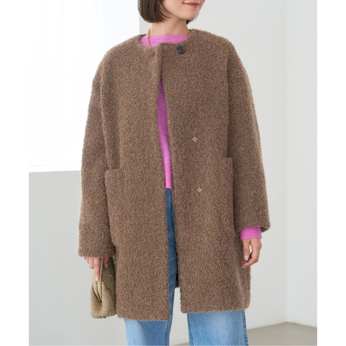 ループツイードコクーンコート | イエナ(IENA) | マルイウェブチャネル