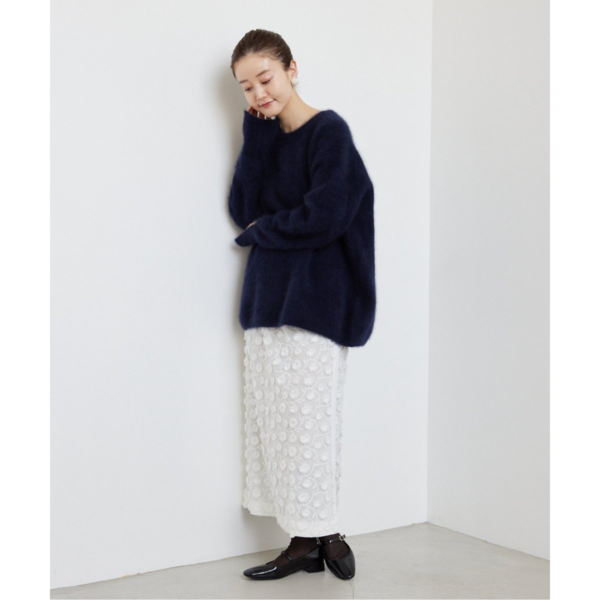 IENA　ジャガード刺繍 タイトイージースカート　新品 ジャガード刺繍 タイトイージースカート | イエナ(IENA