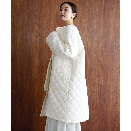IENA（イエナ）の「ノーカラーキルティングコート◇（その他アウター  