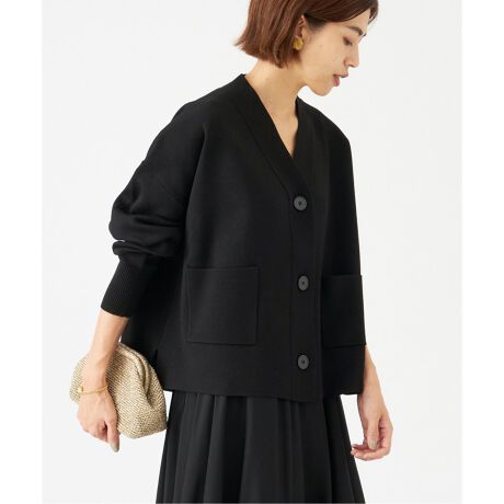 スーパーファインスムースショートカーディガン | イエナ(IENA  