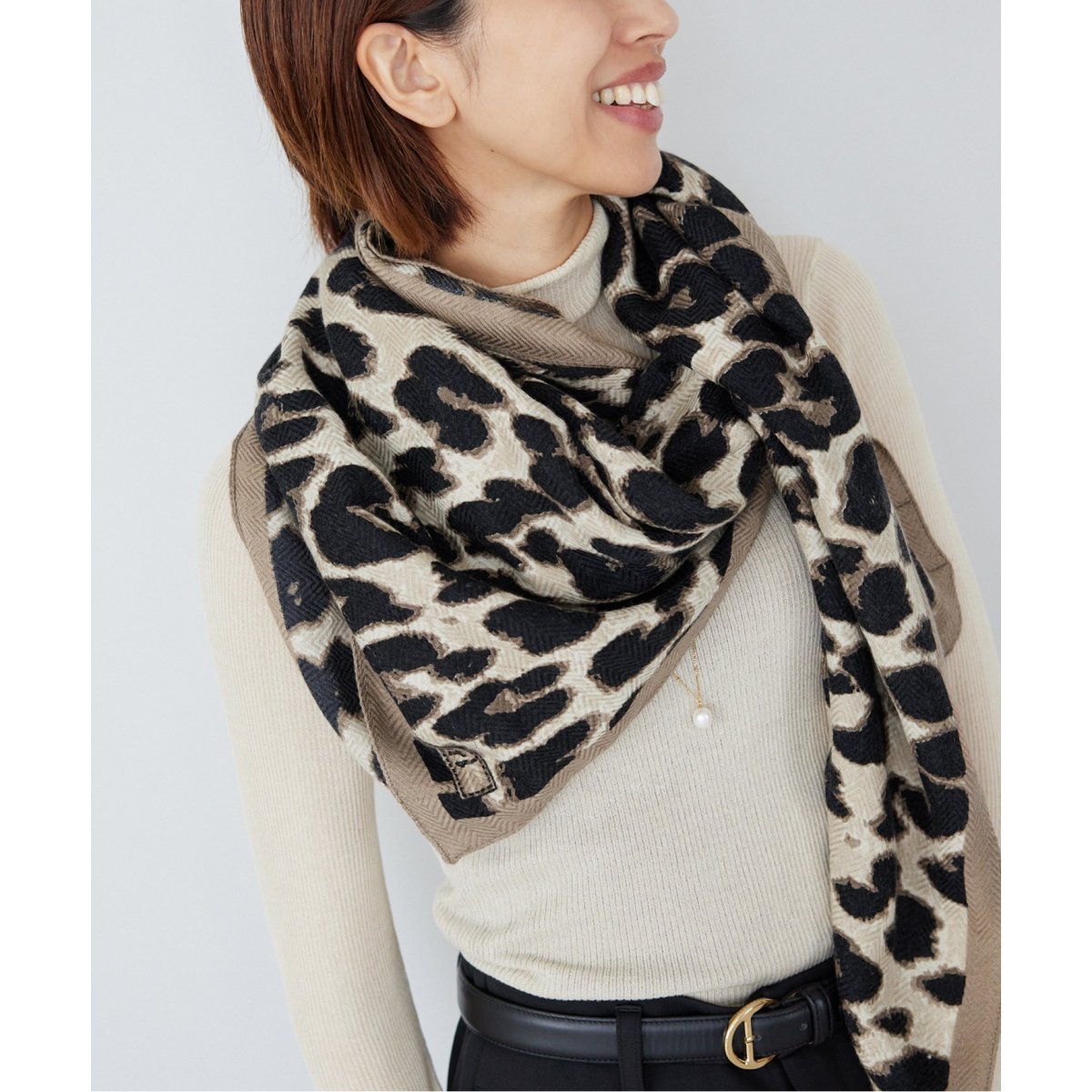 マニプリ manipuri シルク&ウール リバーシブルマフラー 花柄 チェック マニプリ manipuri シルク&ウール リバーシブルマフラー 花柄