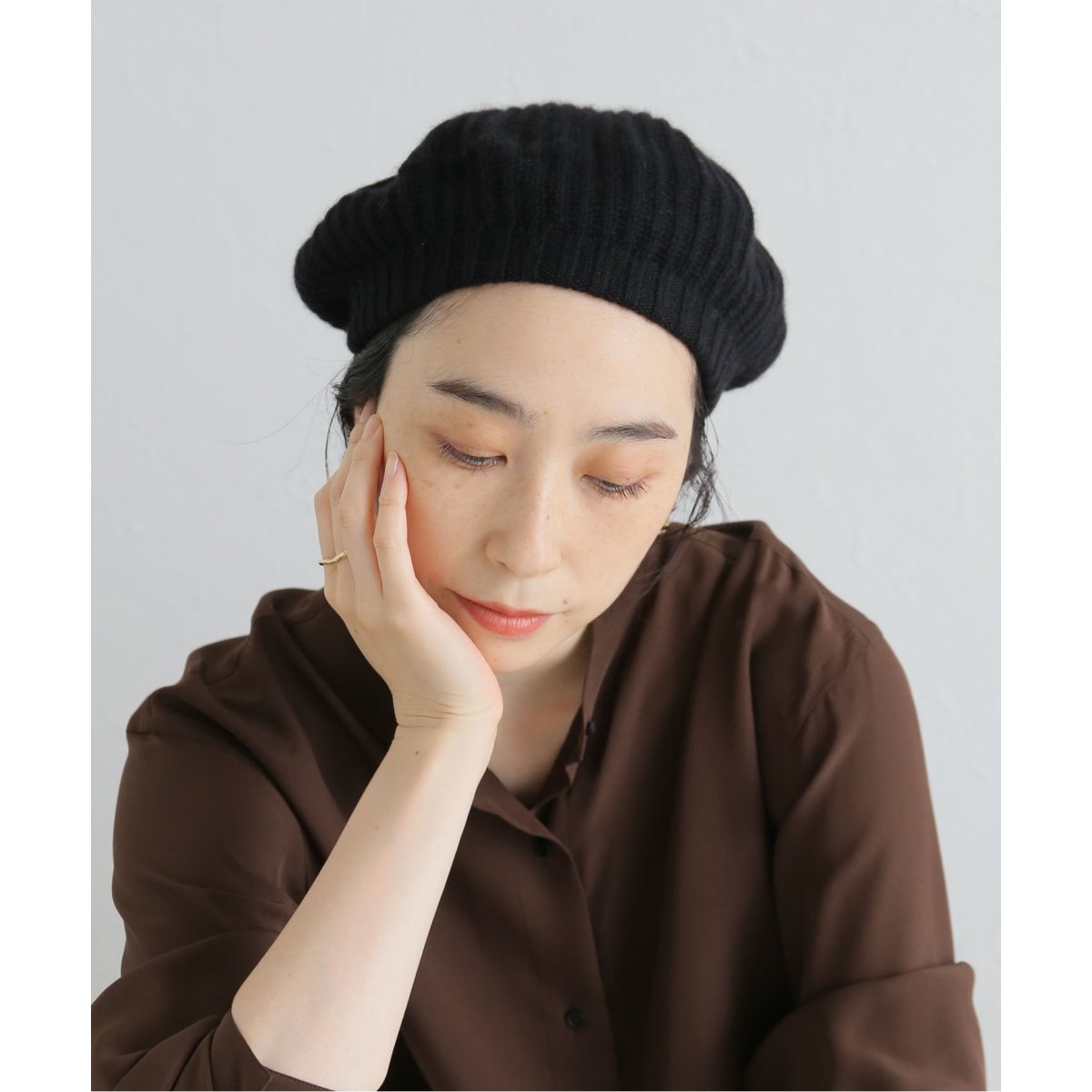 KIJIMA TAKAYUKI/キジマ タカユキ 】CASHMERE KNIT BERET ベレー