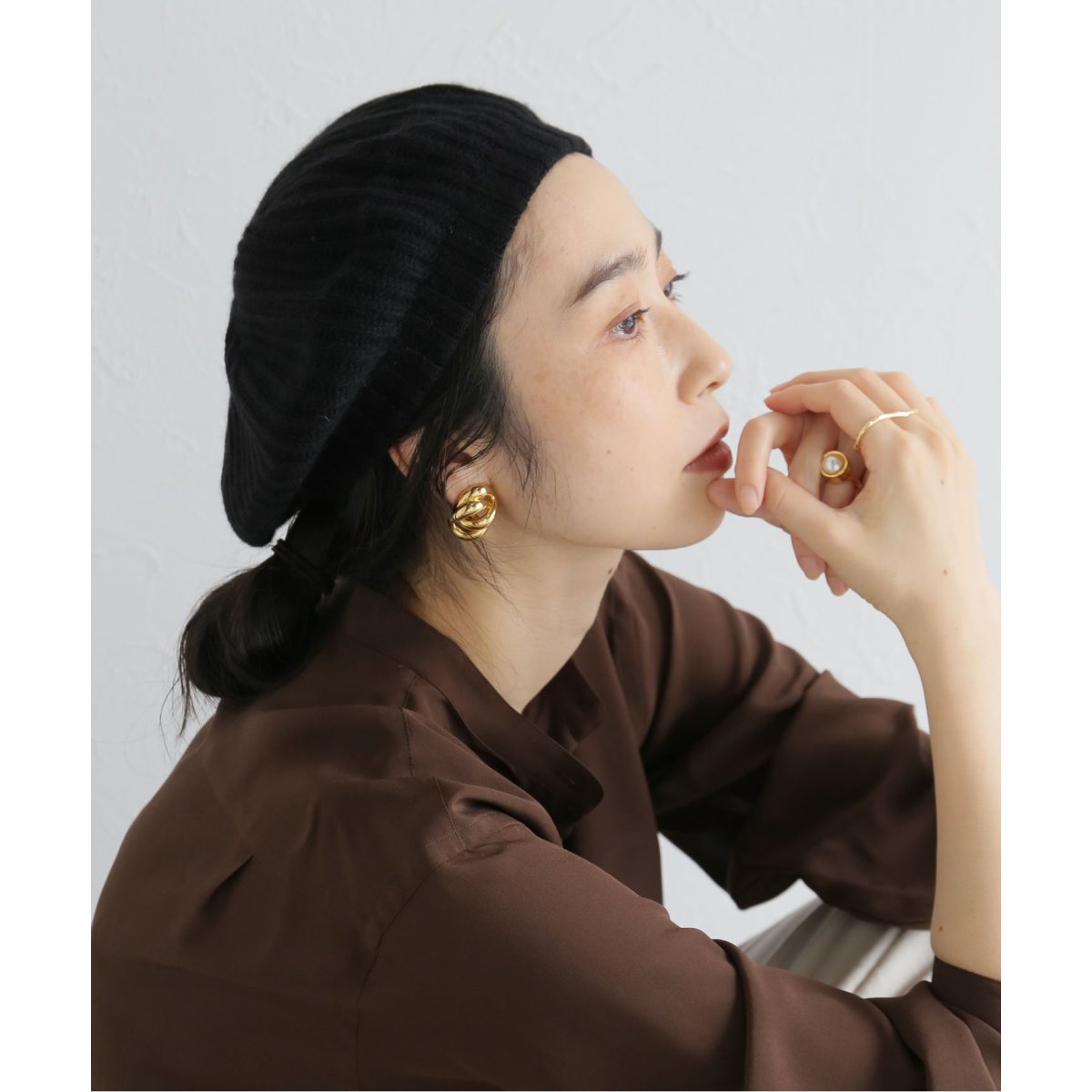 KIJIMA TAKAYUKI/キジマ タカユキ 】CASHMERE KNIT BERET ベレー