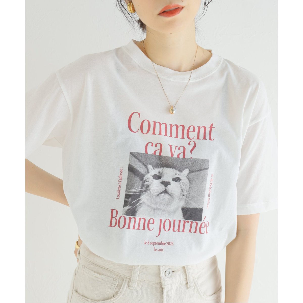 miu sakamoto×IENA photo Tシャツ | イエナ(IENA) | 23070900945030