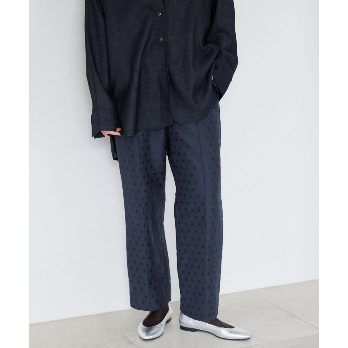 IENA ドットジャガードペグトップパンツ ドットジャガードペグトップパンツ | イエナ(IENA) | マルイ