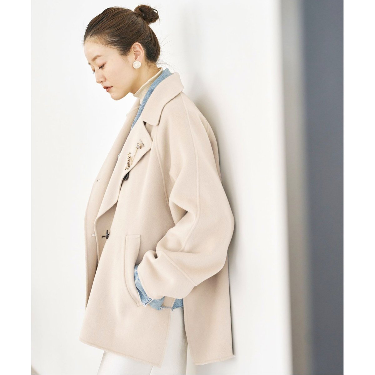 追加2》スーパー160ダブルフェイス ショートコート | イエナ(IENA