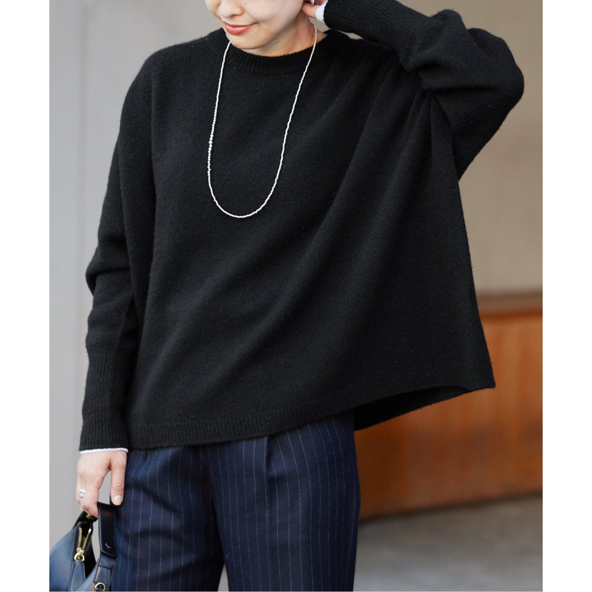 イエナ　ウールカシミヤクループルオーバー ウールカシミヤ クループルオーバー | イエナ(IENA) | マルイウェブ