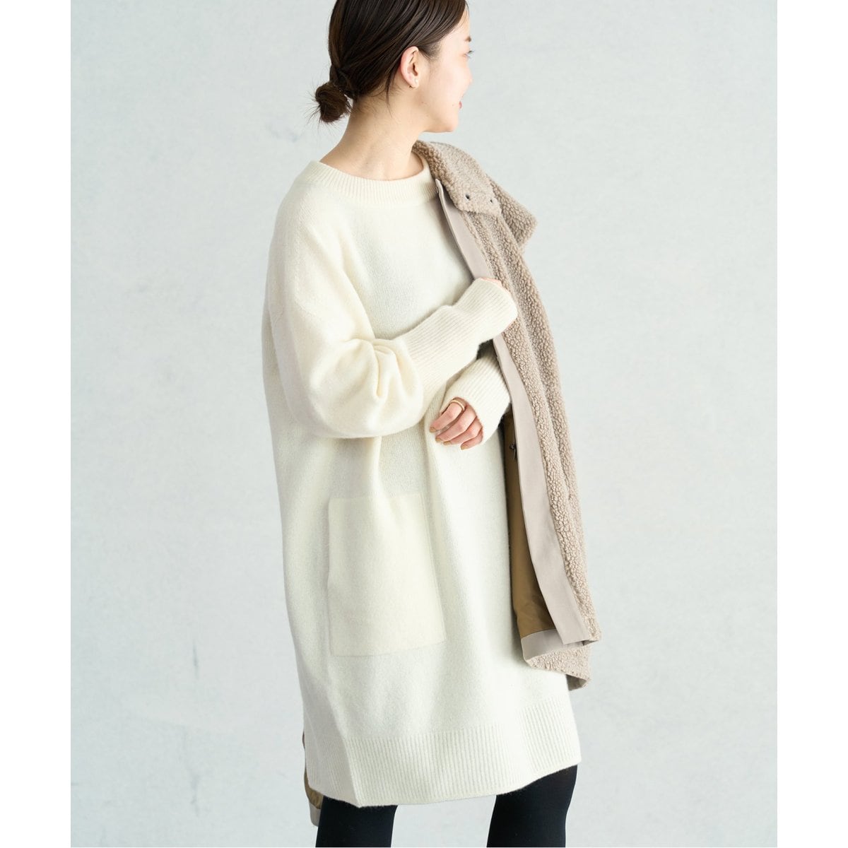 ウールカシミヤ チュニックワンピース | イエナ(IENA) | マルイウェブ