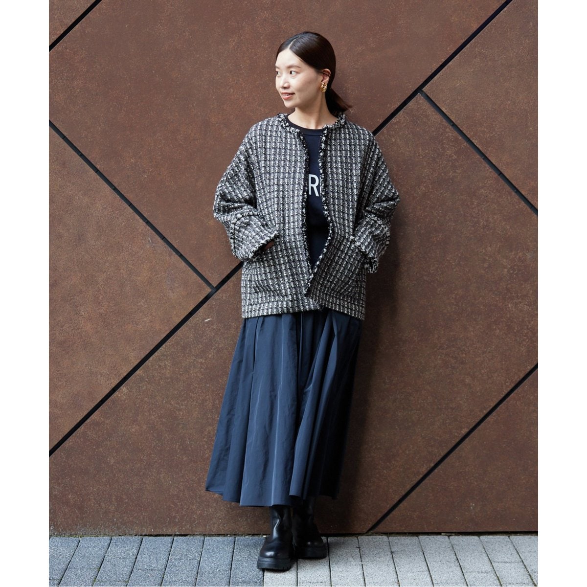 ノーカラーツイード ジャケット | イエナ(IENA) | マルイウェブチャネル