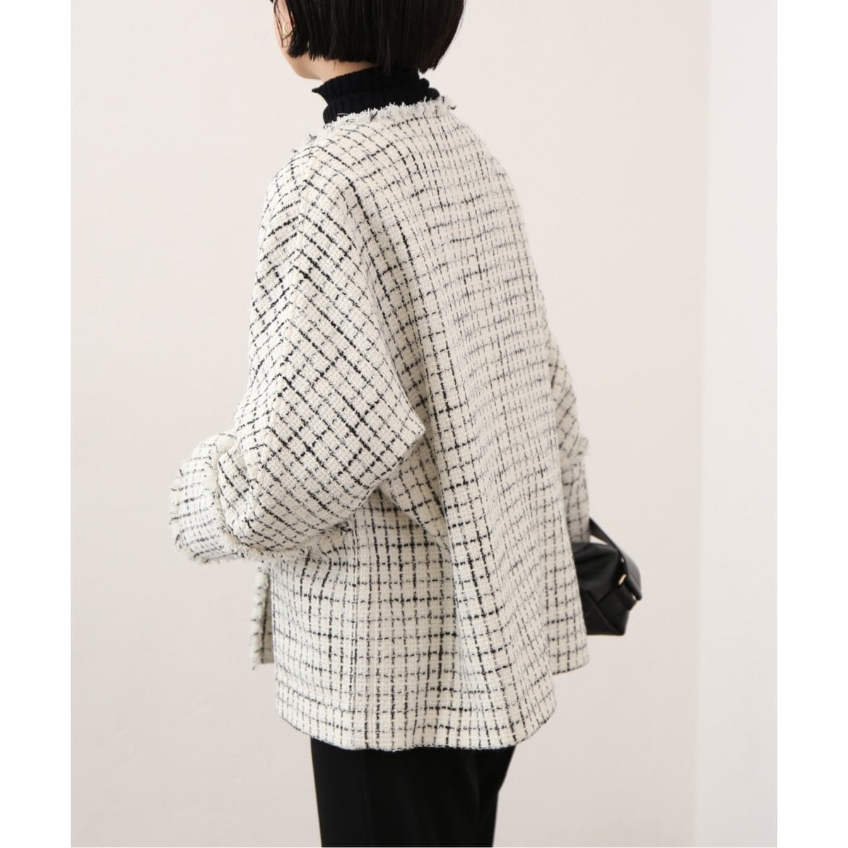 ノーカラーツイード ジャケット | イエナ(IENA) | マルイウェブチャネル