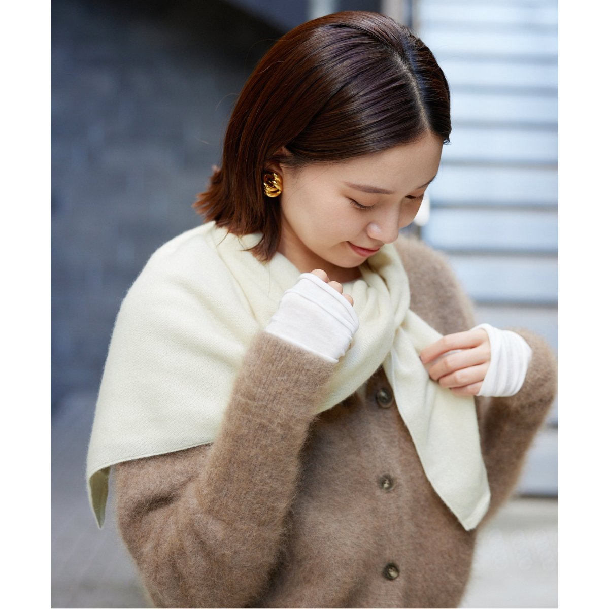 IENA カシミヤシルク混コクーンニット ナチュラル カシミヤシルク混コクーンニット | イエナ(IENA) | マルイウェブ
