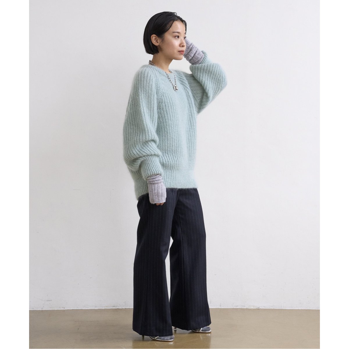 キッドモヘヤMIXローゲージ畔プルオーバー | イエナ(IENA) | マルイ