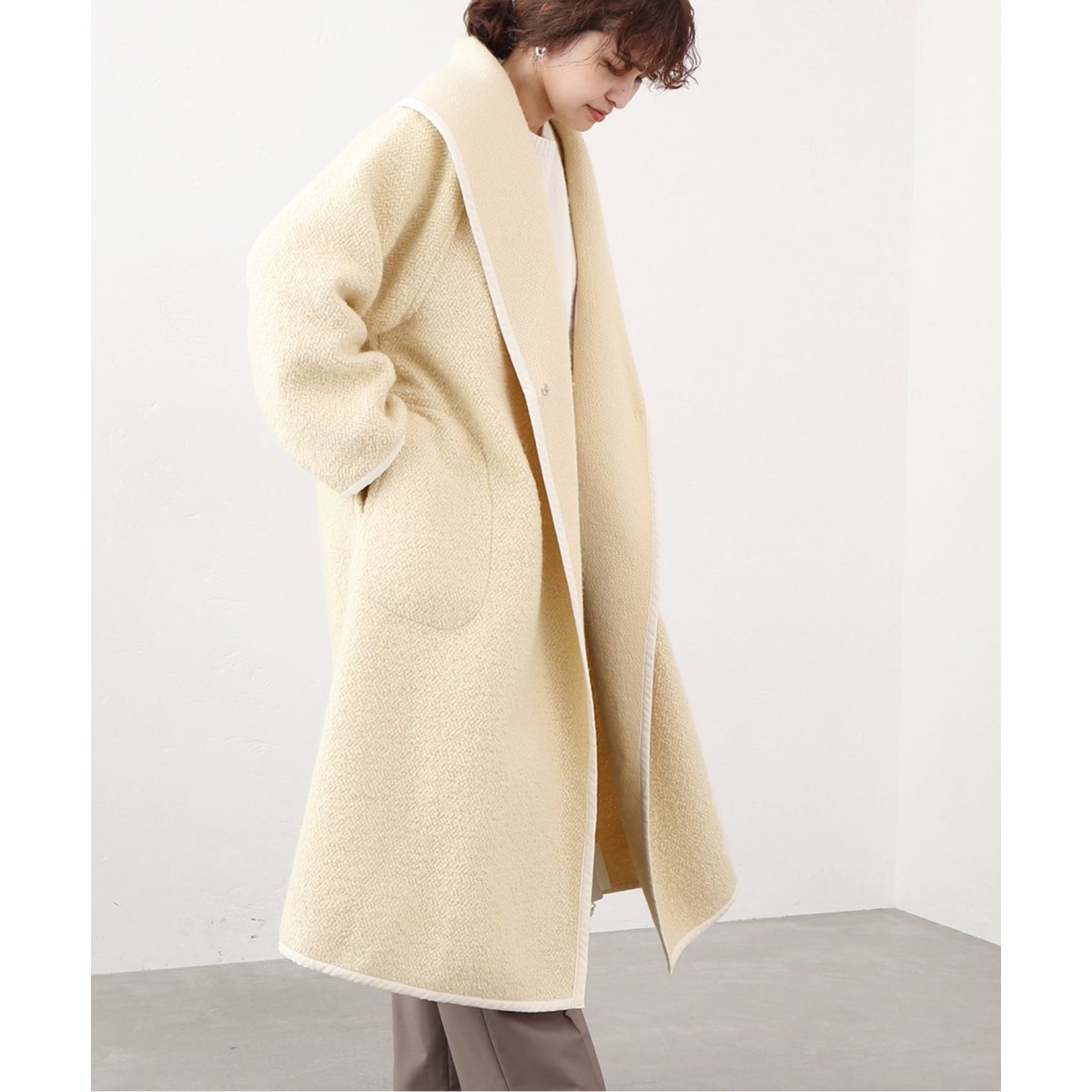 IENA IENA LA BOUCLE RICCHERI ショールコート IENA IENA LA BOUCLE RICCHERI ショールコート 【公式通販】