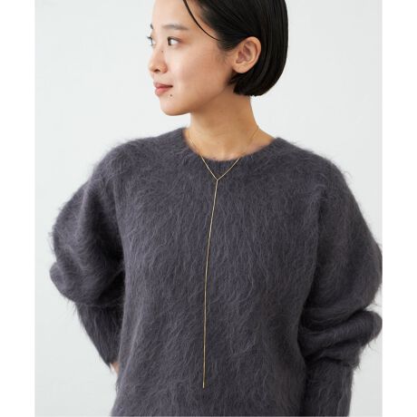 SASKIA DIEZ/サスキア ディツ】 FINE NL FRINGE CUBIC ネックレス 