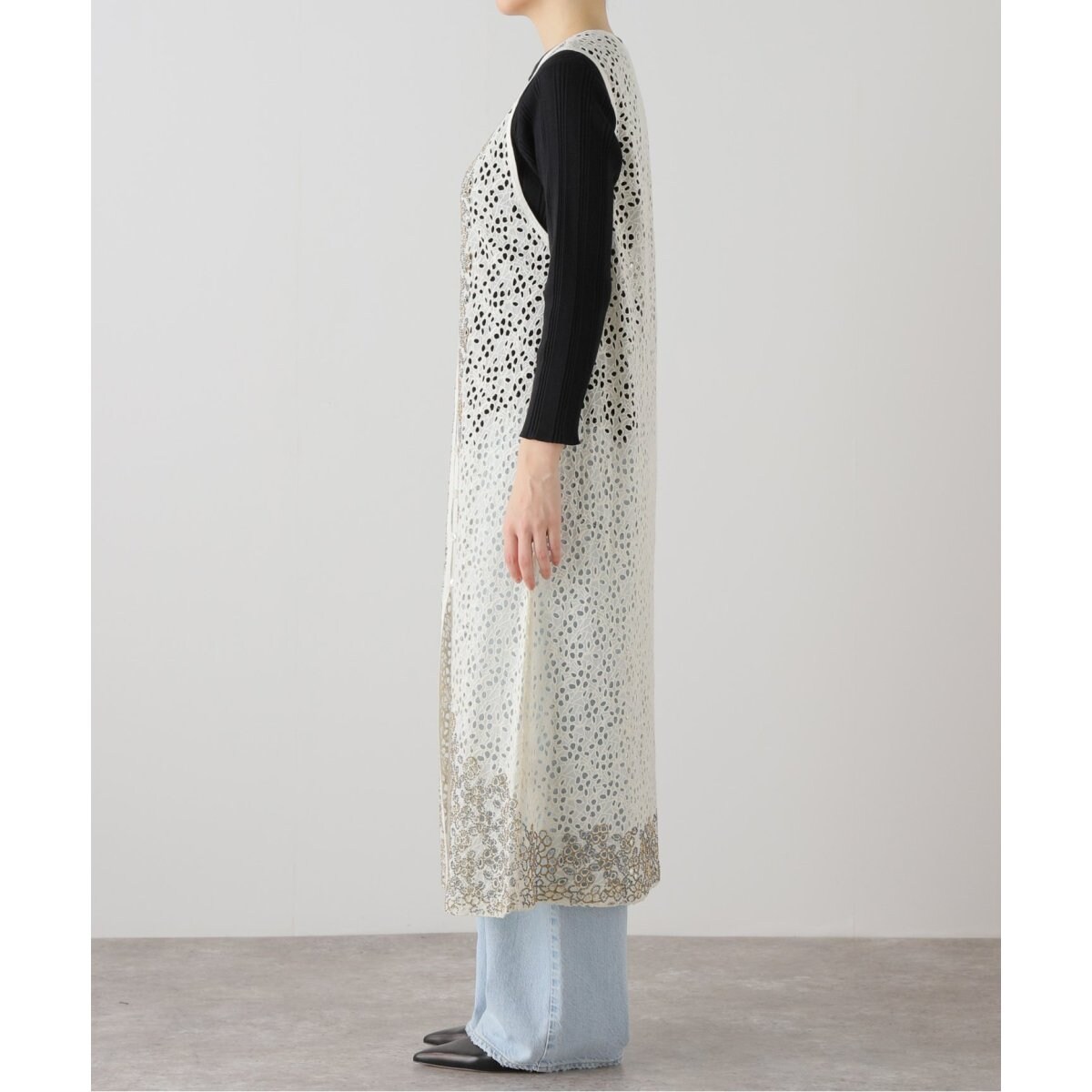 IENA ビーズ刺繍　ビーズエンブロイダリーワンピース IENA ビーズ刺繍 ビーズエンブロイダリーワンピース IENA（イエナ）の