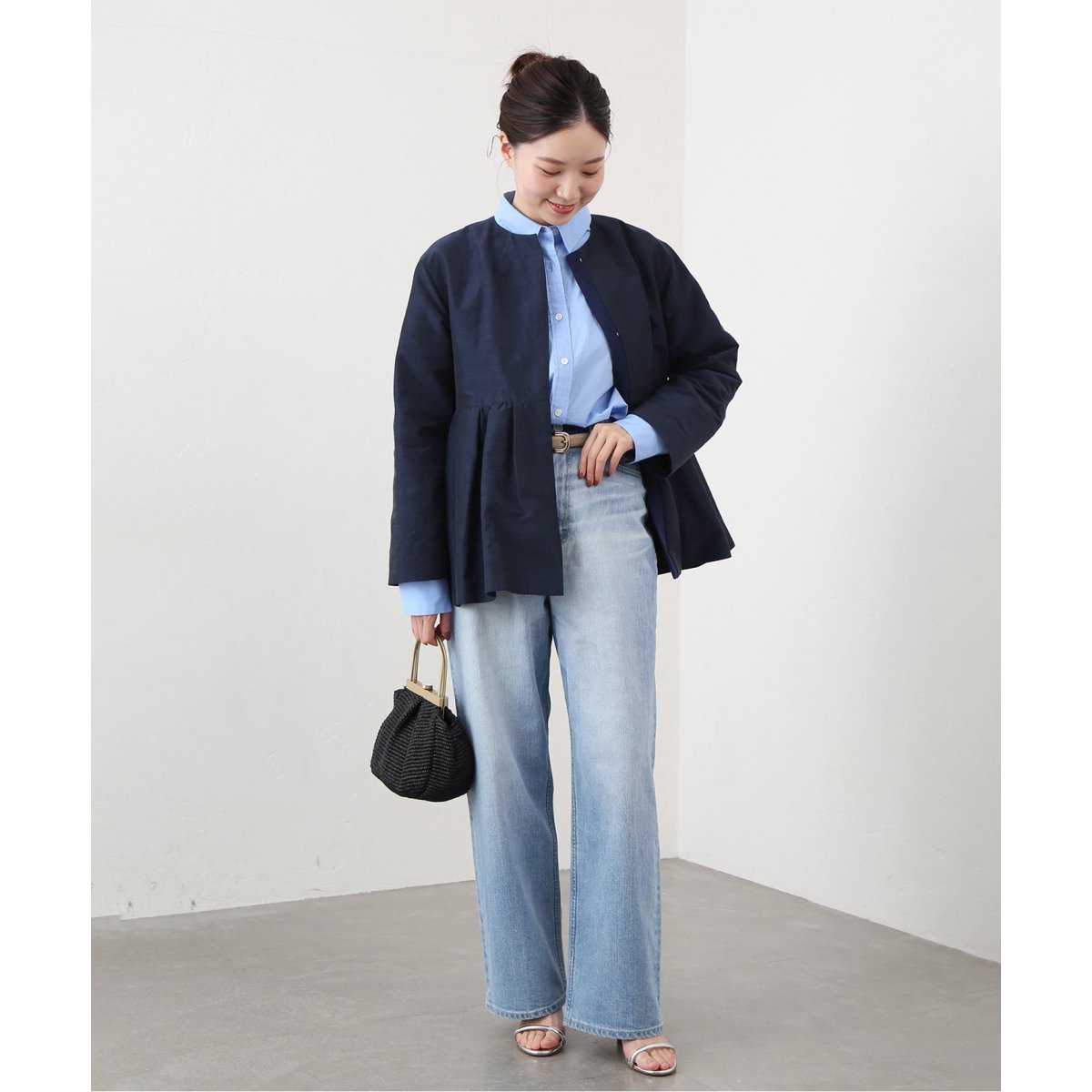 IENA ＆NAVY etique ペプラムジャケット ＆NAVY etique ペプラムジャケット | イエナ(IENA) | マルイウェブチャネル