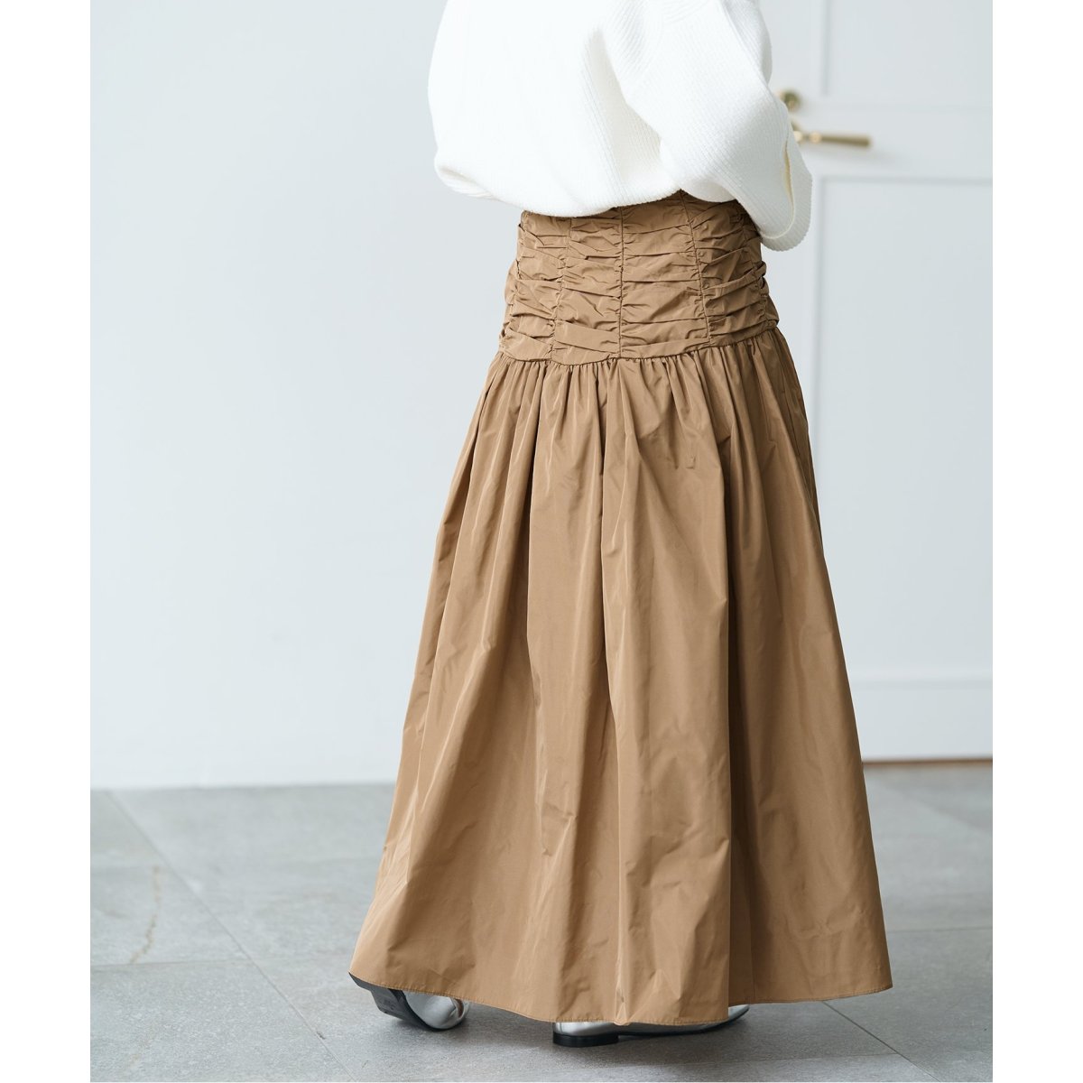 IENA タフタギャザースカート IENA｜メモリータフタギャザースカート | Rakuten Fashion(楽天