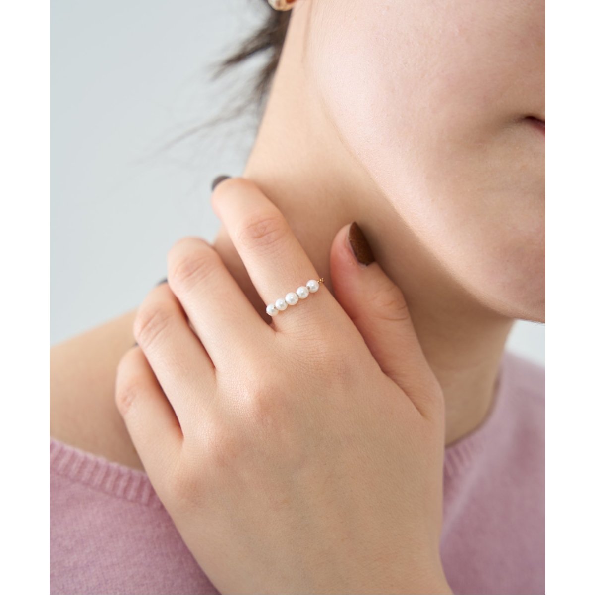 GIGI/ジジ】pour IENA 別注 チェーンパールリング | イエナ(IENA
