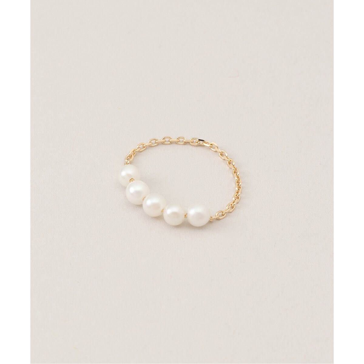 GIGI/ジジ】pour IENA 別注 チェーンパールリング | イエナ(IENA