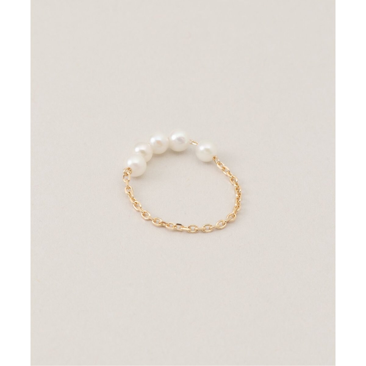 GIGI/ジジ】pour IENA 別注 チェーンパールリング | イエナ(IENA