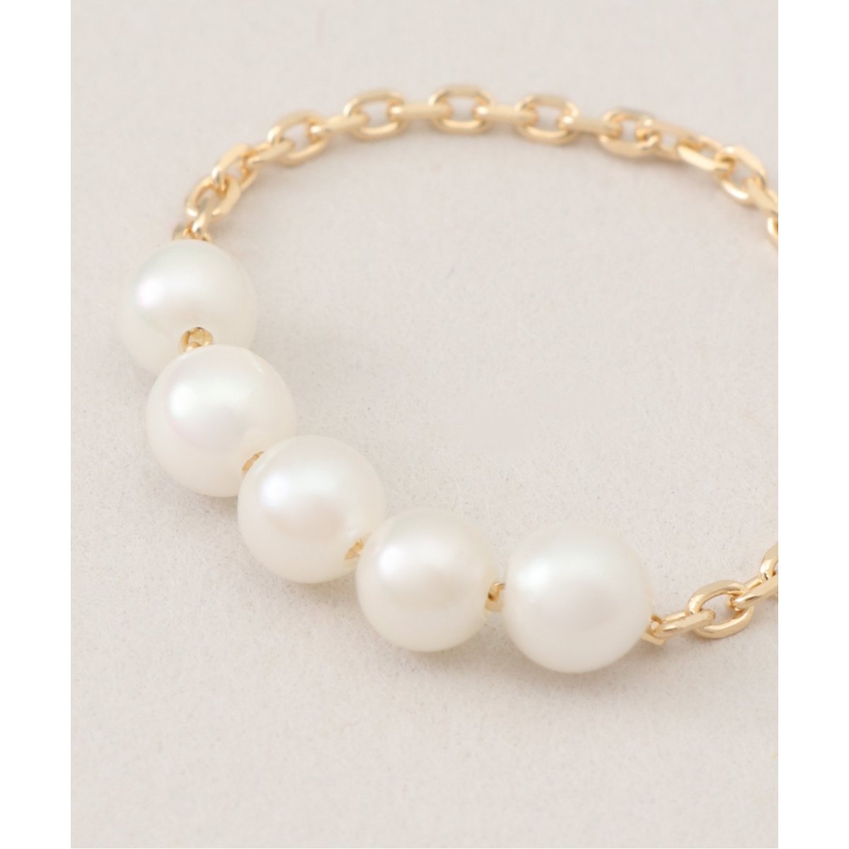 GIGI/ジジ】pour IENA 別注 チェーンパールリング | イエナ(IENA