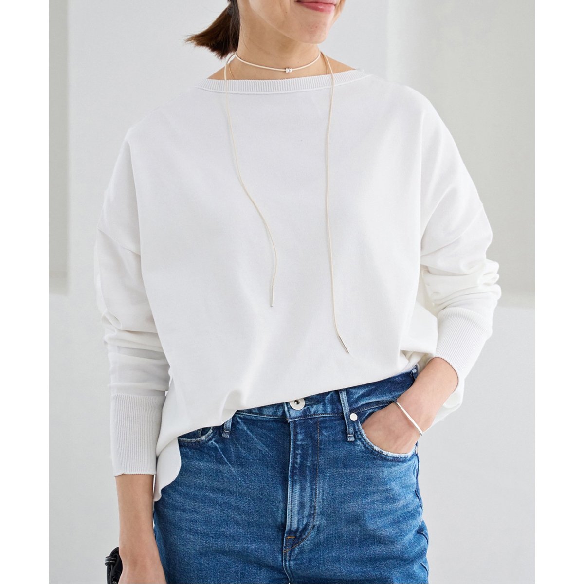 IENA - 【はな様】イエナ　コットンストレッチneoワイド長袖プルオーバー cc008-96762-02b.jpg?basethum=225