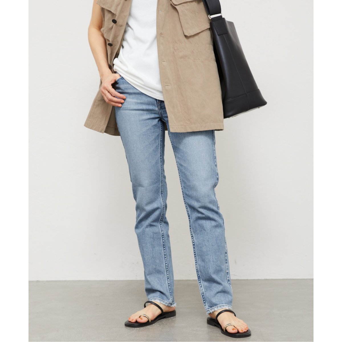 アッパーハイツ デニムパンツ THE STELLA IENA別注 26 upper hights