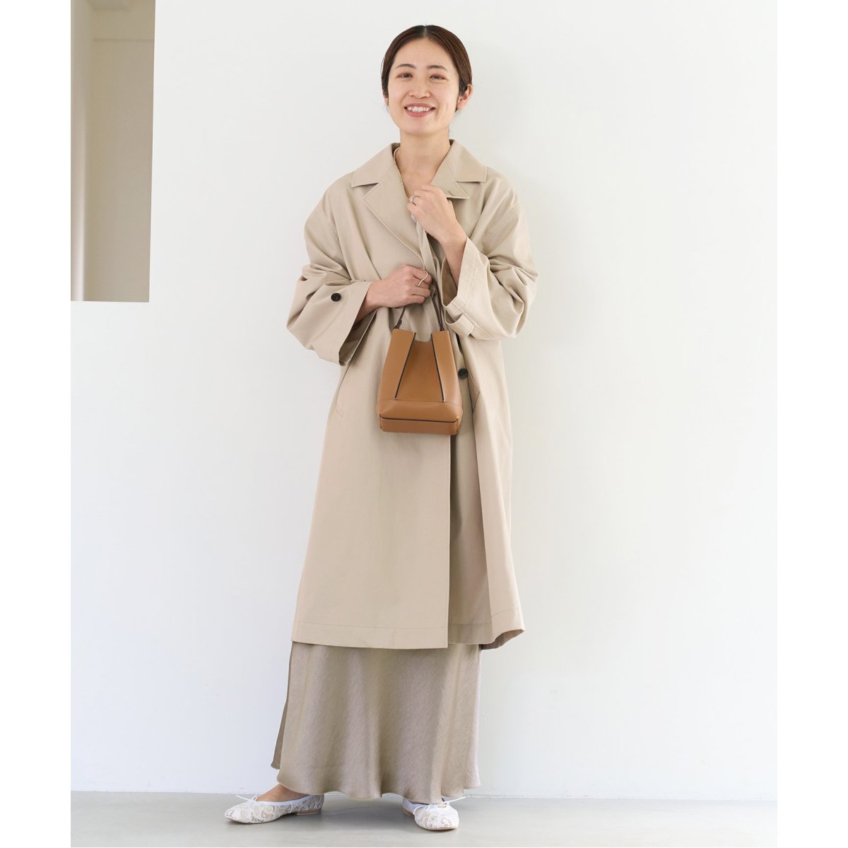 シャンブレーツイル撥水フォルムコート | イエナ(IENA) | マルイウェブ