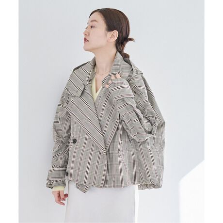 VACHEMENT/ヴァシュモン】別注 チェックショートコート | イエナ(IENA  